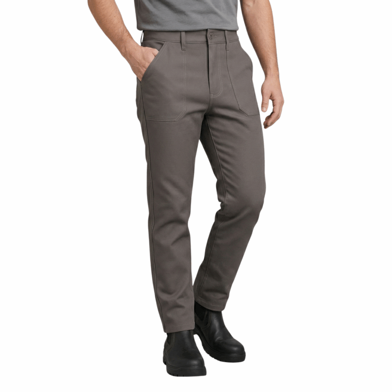 Calça Brim Meio Cós Elástico – EQPRO